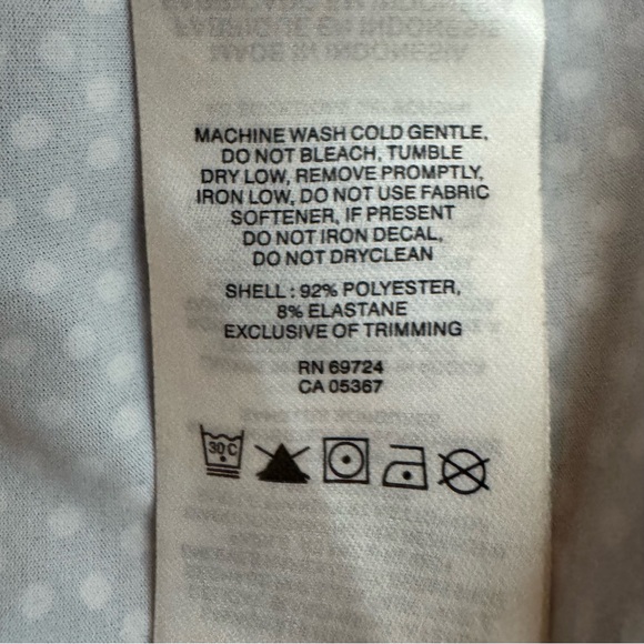 Columbia Performance Fishing Gear Elegant Navy Blue Patterned Sleeveless Dress - Picture 6 of 7